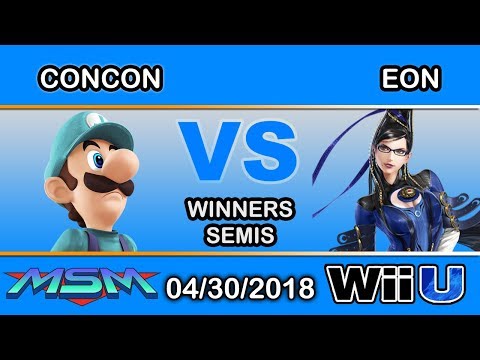 MSM 144 - SS | Mr. ConCon (Luigi) Vs. GRV | Eon (Bayonetta) Winners Semis - Smash 4