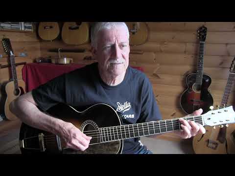 EZ Fingerpicking Blues Lesson - Cocaine Blues - Free TAB