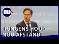 Rutte over ernst 1,5 meter afstand: 'Hier is iedereen voor nodig' | NU.nl