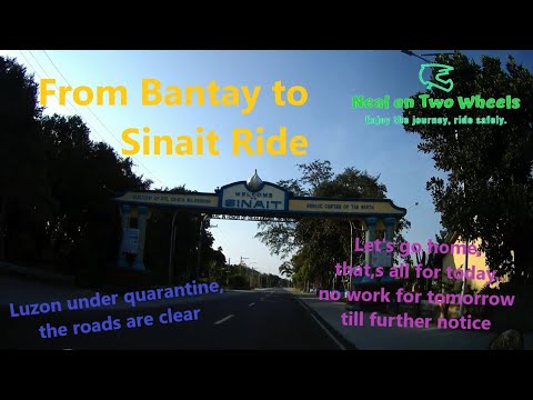Bantay To Sinait Ride | Whole Trip Along Manila North Road