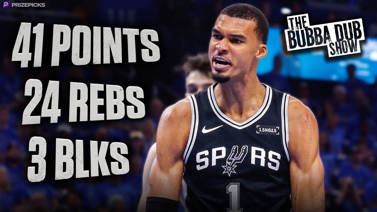 Did Yall see Wemby last night?? #Spurs #Thunder #prizepicks