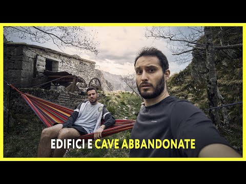 Gli EDIFICI delle CAVE sul retro del MONTE SAGRO - APUANE ABBANDONATE