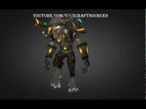 Worgen Druid Tier 12 armor set - T12 - Obsidian Arborweave Battlegarb / Regalia / Vestments
