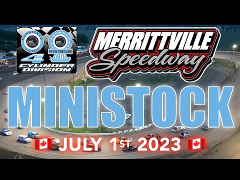 🏁 Merrittville Speedway 7/01/23  4CYL MINISTOCK 15 LAP FEATURE RACE