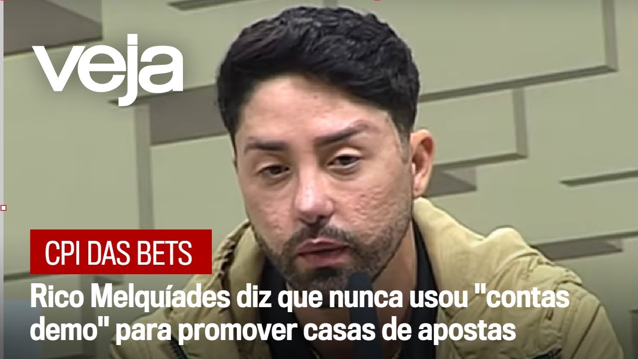 Rico Melquíades diz que nunca usou "contas demo" para promover casas de apostas #cpidasbets