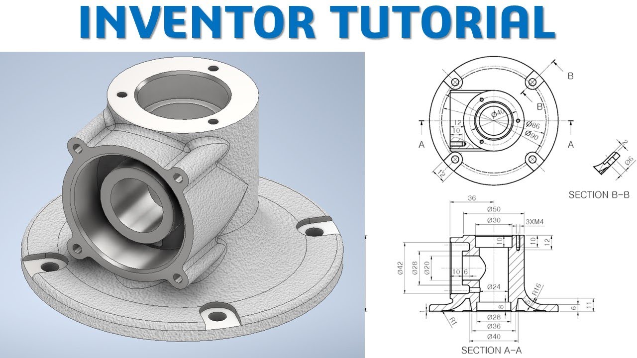 Inventor Tutorial #225 | 3D Model Basic Beginners