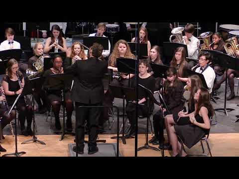 Union Pines HS Wind Ensemble - Variants on a Moravian Hymn - James Barnes