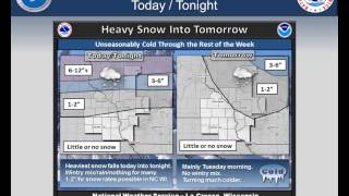 preview picture of video 'NWS La Crosse Winter Weather Update - Midday November 10th'