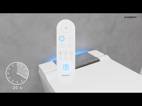 Slide 5 - Geberit AquaClean Sela Square Wall Hung Pan with White Cover (video)