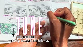 June budget check-in week 1 (5/31-06/6)