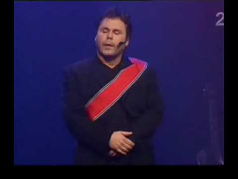 Rune Andersen imiterer kongen