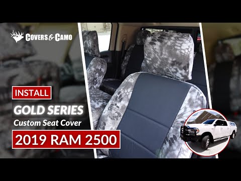 2019 RAM 2500 Installation: How to install seat covers on the 2019 RAM 2500. Kryptek Raid seat cover