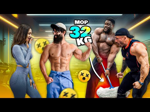 Anatoly's 32kg Mop Lift Showdown – A Strength Battle Like No Other! 🏋️‍♂️💥