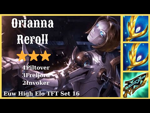 he "Infinite Shield" Orianna Build! 3-Star Reroll Strategy | TFT Set 16