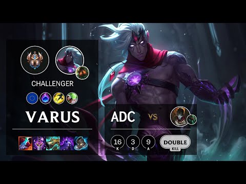 Varus ADC vs Jhin - EUW Challenger Patch 10.24