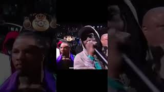 GERVONTA DAVIS walks out with CHIEF KEEF