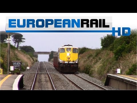 Iarnród Éireann Irish Rail 071 Loco 079 + Tara Mines Ore Wagons pass Gormanston Station