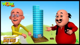 Motu Patlu Cartoons In Hindi | Animated cartoon | mobile tower | Wow Kidz