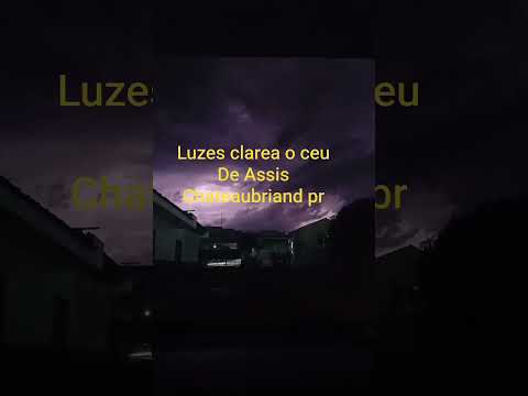 Luzes clareiam o céu de Assis Chateaubriand (PR) | O que aconteceu nesta sexta-feira?
