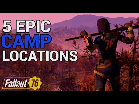 5 Epic Camp Locations!! Fallout 76!! 