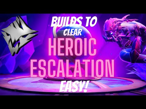 Builds for Heroic Umbral Escalation! Dauntless 1.7