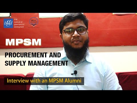 MPSM@BRACU Alumni Stories | Md Al Amin