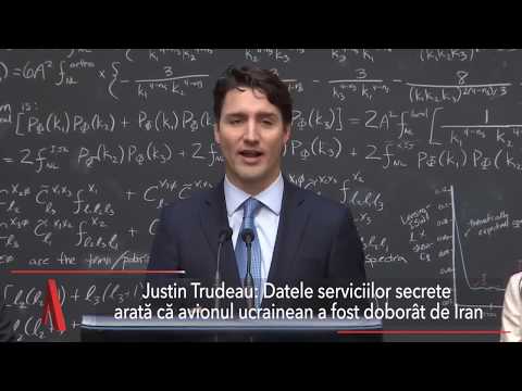 Stiri Mediafax 10 Ianuarie - Canada: avionul ucrainean prăbușit a fost doborât de o rachetă iraniană