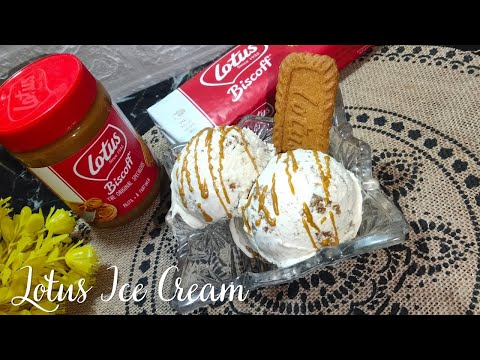Lotus Biscoff ice cream🍦 | Lotus ice cream by Kitchen With shabina jabbar
