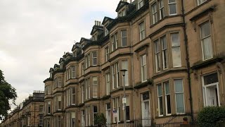 The Bounding Figure of ---- House Near Buckingham Terrace Edinburgh