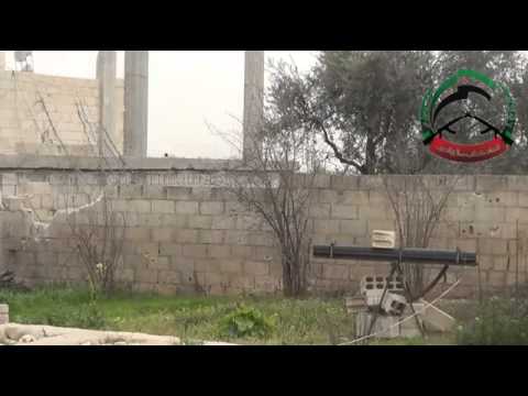 استهداف حاجز مفرق حيش التابع لقوات النظام من قبل كتيبة شهداء الحرية و كتيبة أحرار المستقبل في حيش في محافظة إدلب