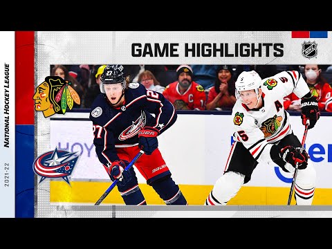 Blackhawks @ Blue Jackets 1/11/22
