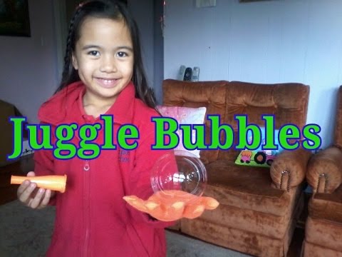 New Juggle Bubbles Indoor Play Catch Pass Juggle Bounce Float Fly Magically Fill the Sky Video