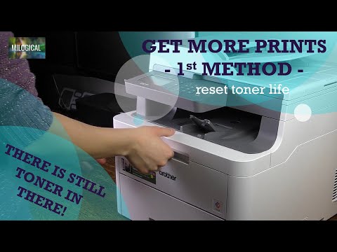 Get More Prints out of your Cartrigde - 1st Method - Reset Toner Life