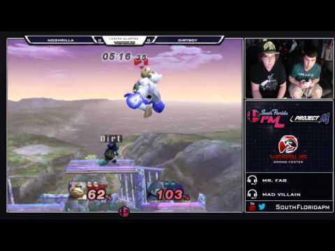 Versus Project M Weekly 12/27/15 - Losers Quarters - Noghrilla (Donkey Kong) vs Dirtboy (Squirtle)