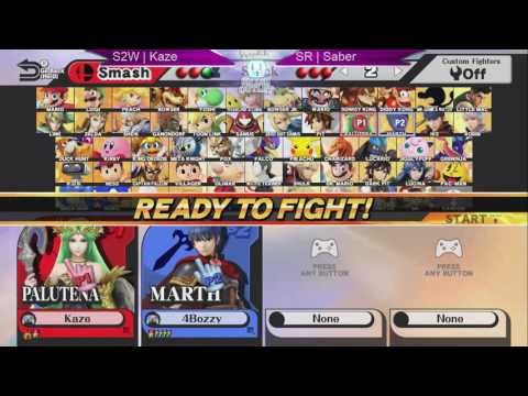 TSO64 SR | Saber (Marth) VS. S2W | Kaze (Palutena)