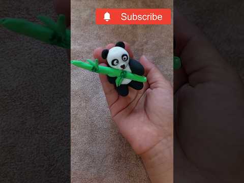 DIY| Claycraft 🐼 #clayart #claycraft #clay #diy #shorts #ytshorts #vaaninawani
