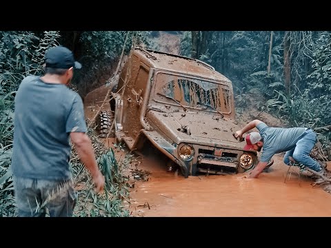 Barro Lama 4x4 & muita diversão - Trilha com os Bruto Parte 02 / Troller e Toyota Bandeirantes
