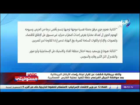أحمد موسى يفجر مفاجأة عن وثائق بريطانية عن التخطيط لعدوان 1956