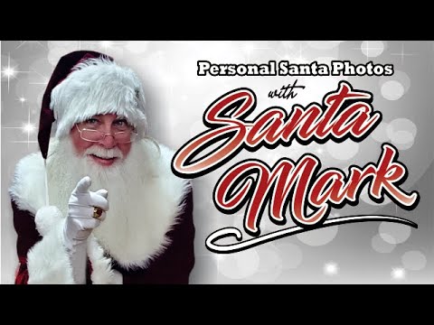 Promotional video thumbnail 1 for Personal Santa Photos with Santa Mark