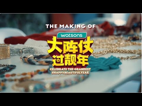 Watsons Malaysia CNY Main Film 2022 #WatsonsGrandestHBY Behind The Scene