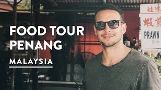 PENANG STREET FOOD TOUR MALAYSIA | Georgetown Travel Vlog 087, 2017