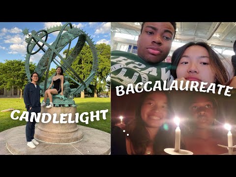 BACCALAUREATE🌺 | grad practice + candle light ceremony