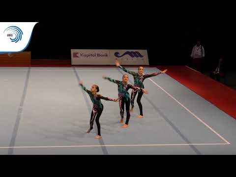 Women's group Belarus - 2015 junior All-Around Acro Euro silver medallists