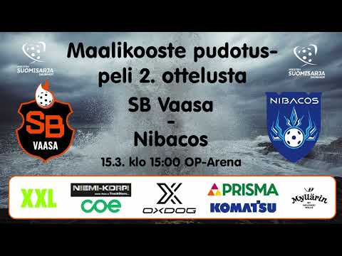 Maalikooste SB Vaasa - Nibacos 2. Pudotuspeliottelu | 15.03.2025