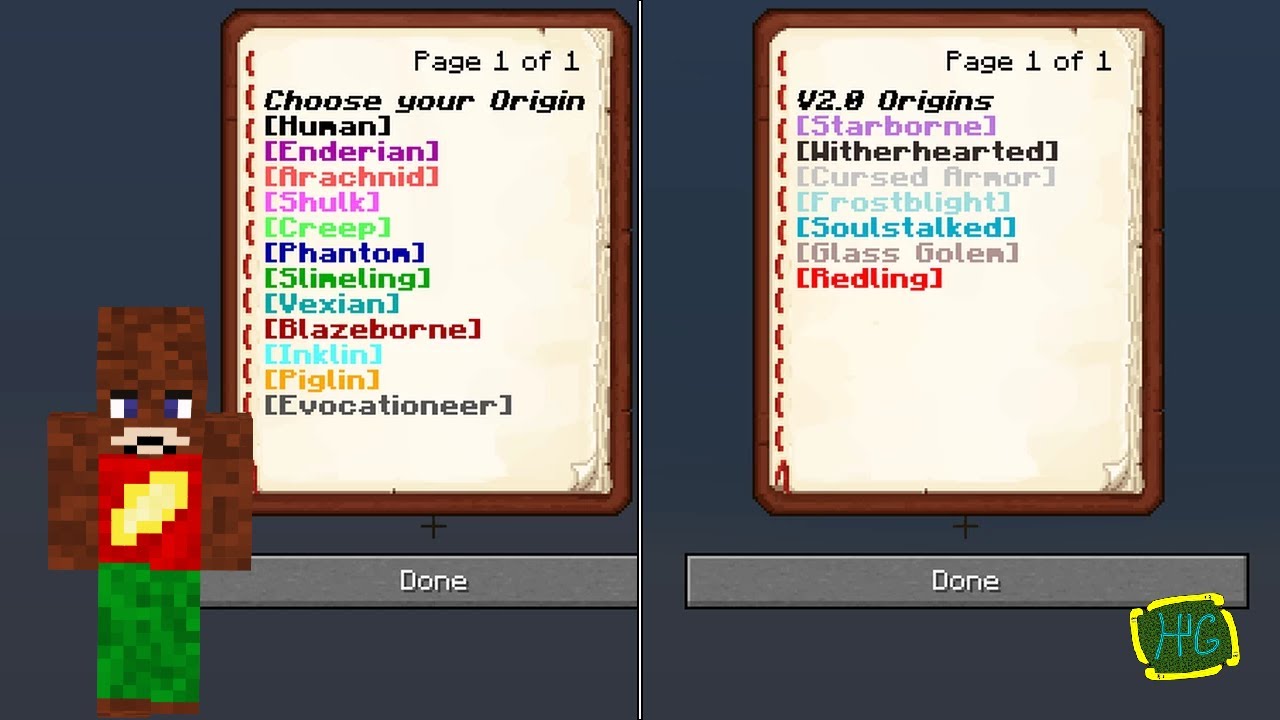 The ORIGINS Datapack! (Minecraft 1.18.1 - Hail Tries Datapacks)