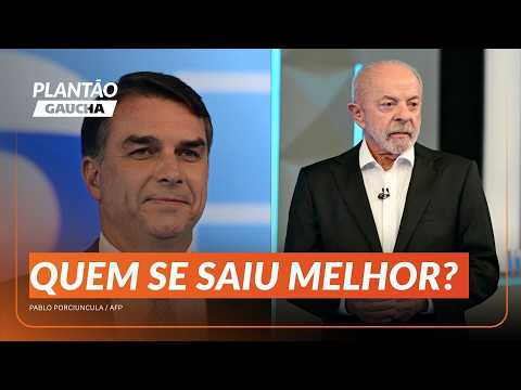 FLÁVIO BOLSONARO X LULA: Quem venceu o DEBATE DA GLOBO? | Plantão Gaúcha