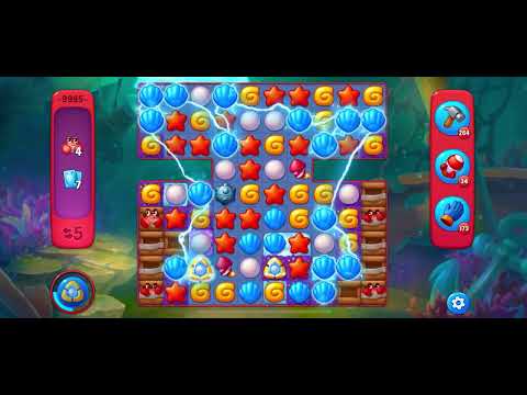 Fishdom Hard level 9995 no boosters フィッシュダム ハード