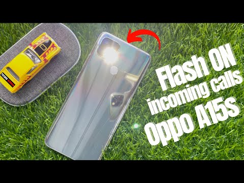 How to Set Flash Light for incoming calls on Oppo A15s