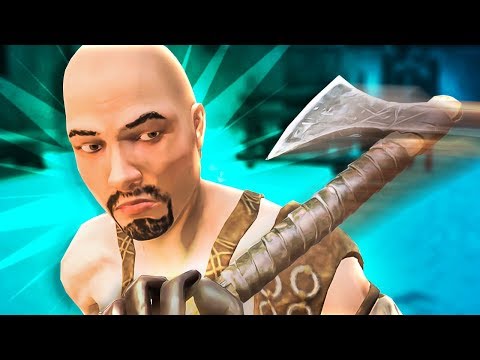 CHOPPING GLADIATORS WITH A HATCHET - Blade and Sorcery Early Access - HTC Vive Pro Gameplay