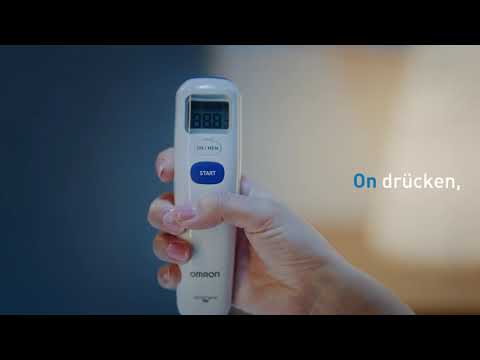 Anleitung für das Fiebermessen mit dem Fieberthermometer OMRON Gentle Temp 720